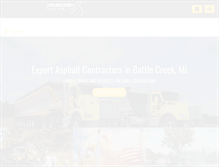 Tablet Screenshot of lakelandasphalt.com